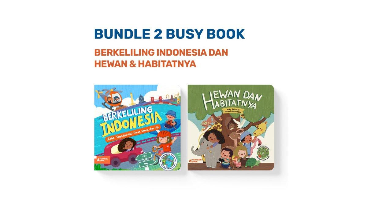 Tentang Anak - Buku Aktivitas Hewan & Transportasi Busy Book Stiker Lepas Pasang