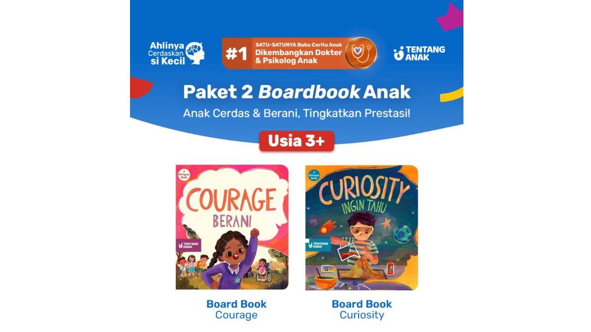 Tentang Anak - Paket 2 Board Book Courage dan Curiosity