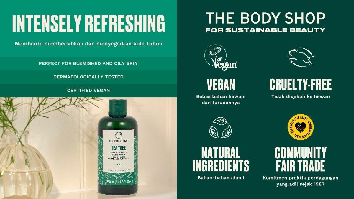 The Body Shop Tea Tree Skin Clearing Body Wash Shower Gel