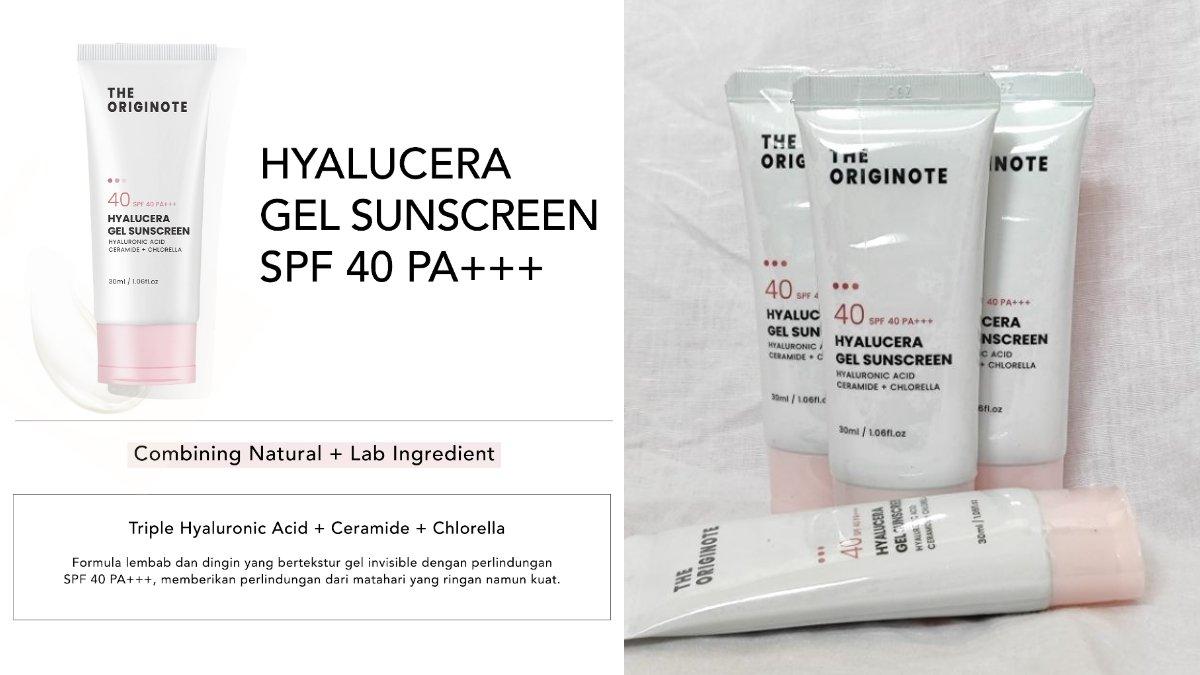 The Originote Hyalucera Gel Sunscreen