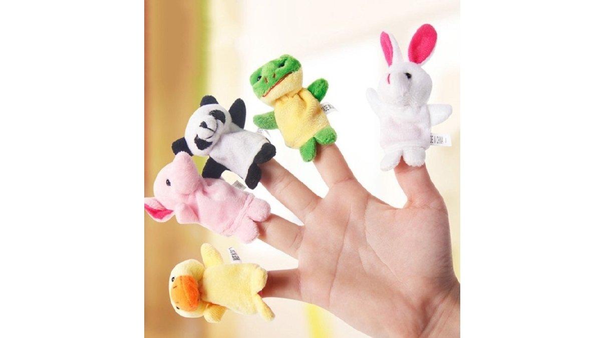 TokoYoyo Mainan Boneka Jari Tangan Hewan Isi 5 Pcs