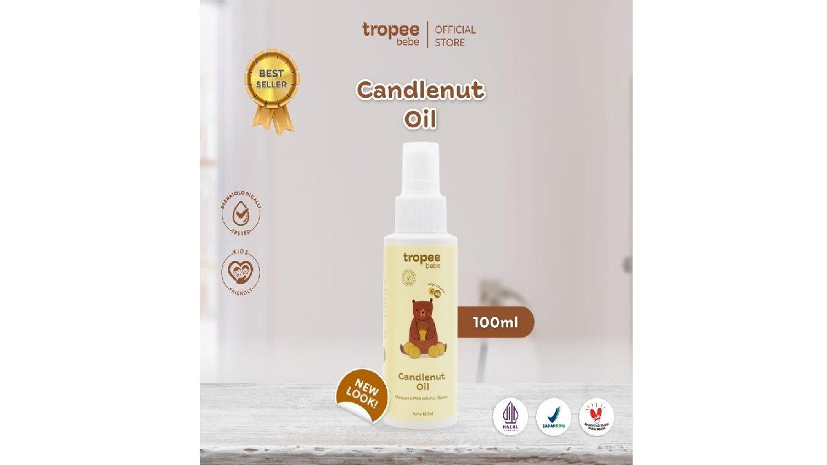 Tropee Bebe Candlenut Oil 100ml - Hair Oil Minyak Kemiri 