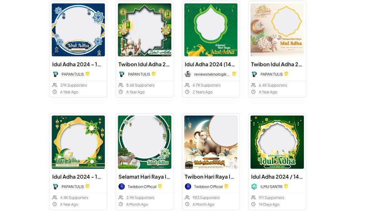 Twibbon Idul Adha 2024 gratis