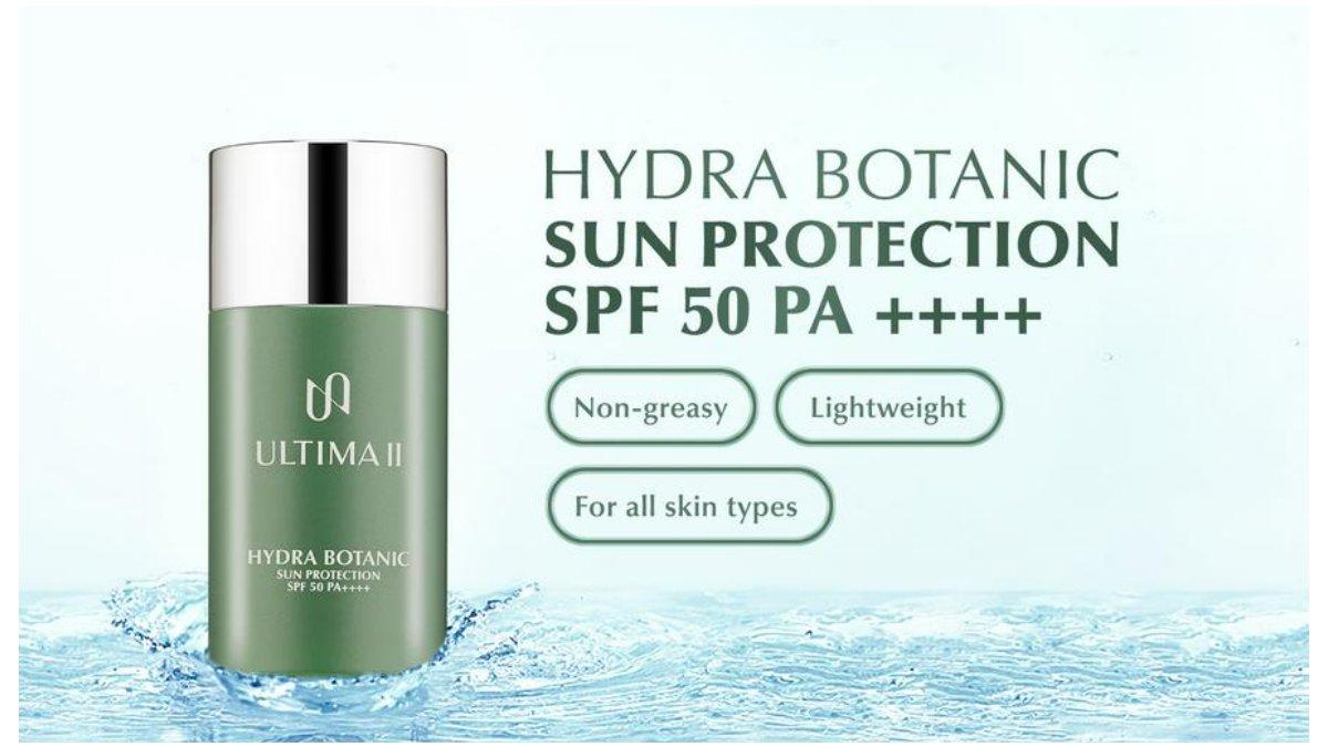 ULTIMA II Hydra Botanic Sun Protection SPF 50 PA++++ 