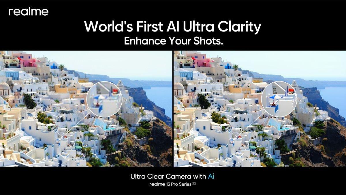 Ilustrasi teknologi fotografi Ultra Clear Camera with AI di realme 13 Pro Series 5G