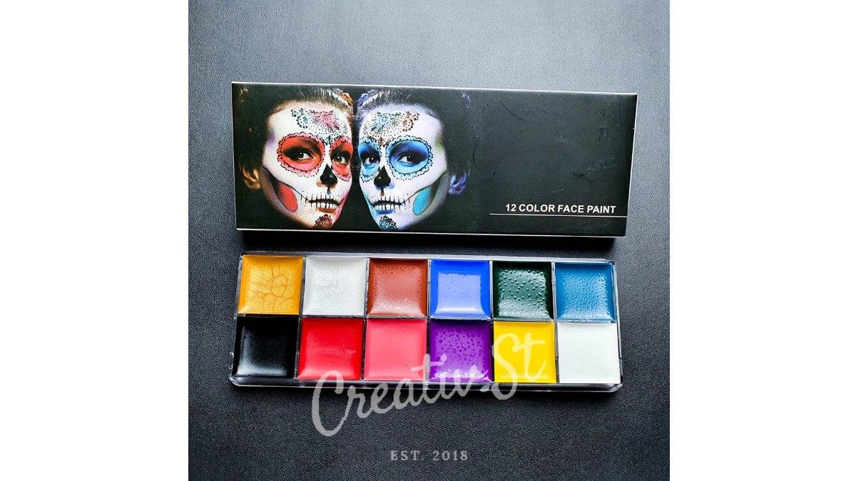 V-TEC Face Painting 12 Warna 1912