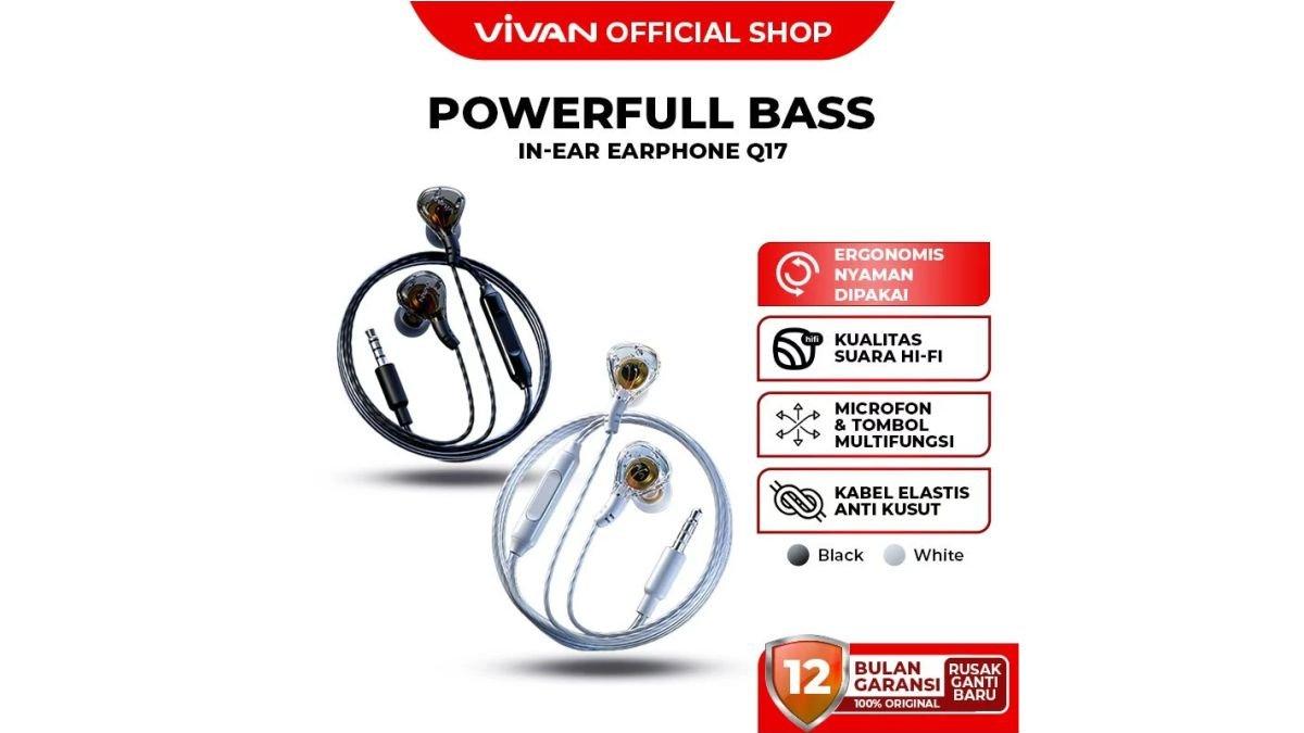 Ilustrasi headset VIVAN Q17