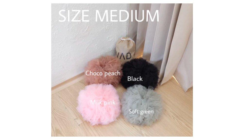 Vadhijab - Cepol Ikat Rambut Hijab Tulle Anti Pusing
