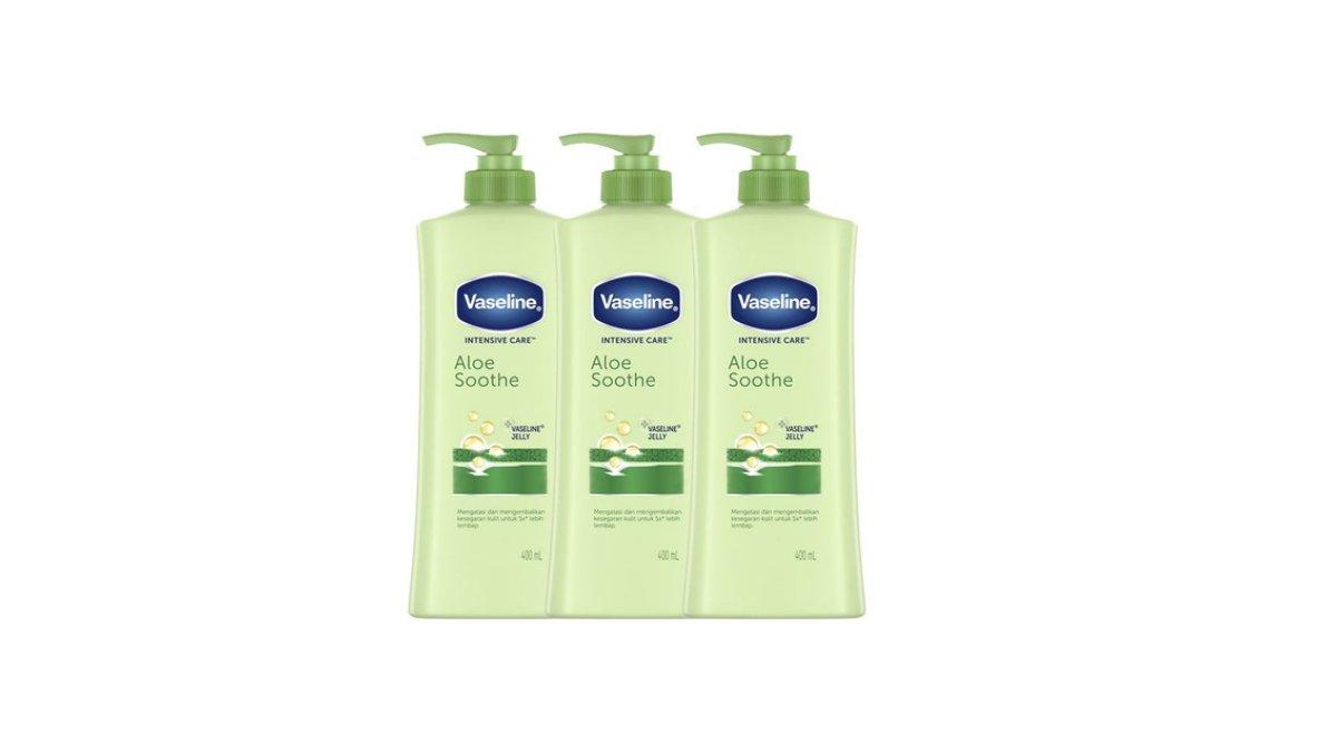Vaseline Hand Body Lotion Intensive Care Aloe Vera Soothe