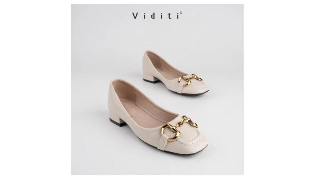 Viditi Gina Block Heels 3 Cm | Shoes | Sepatu Import Wanita | Kuliah | Kantor