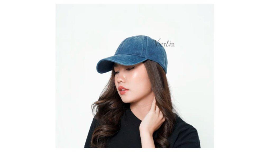 Vierlin - Topi Denim Unisex Katun Adjustable