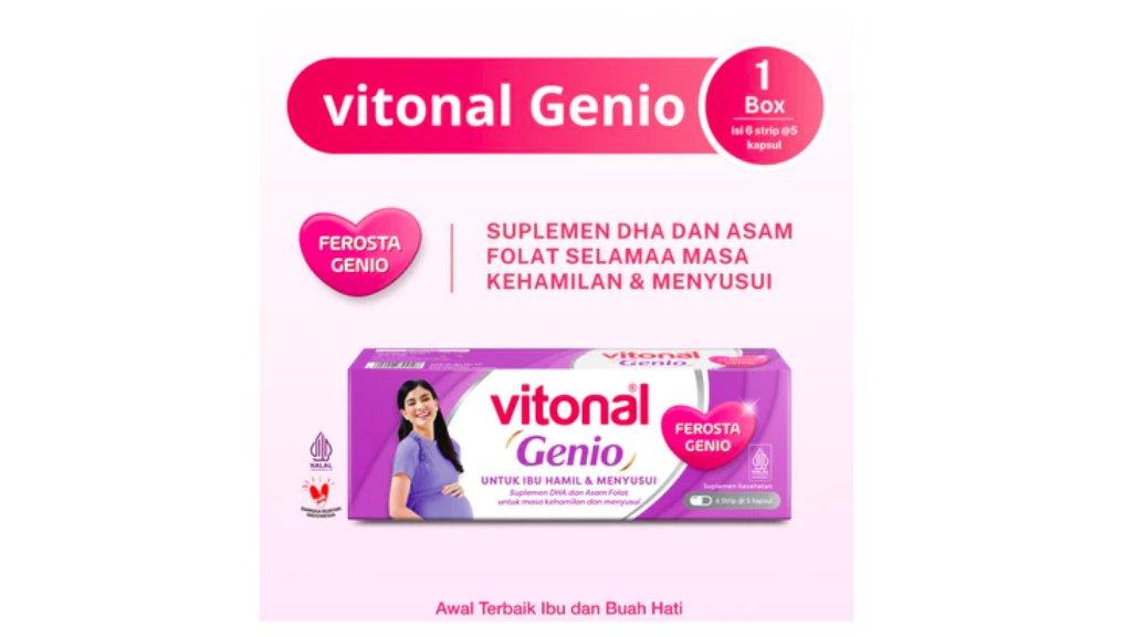 Vitonal Genio 1 Box isi 6 strip Isi 5 kapsul