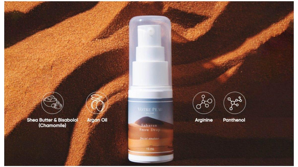 Votre Peau Day Moisturizer Saharan Snow Drop Face Emulsion