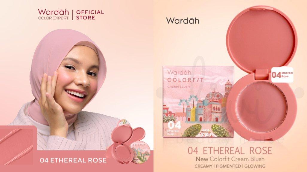 WARDAH Colorfit Cream Blush etheral rose