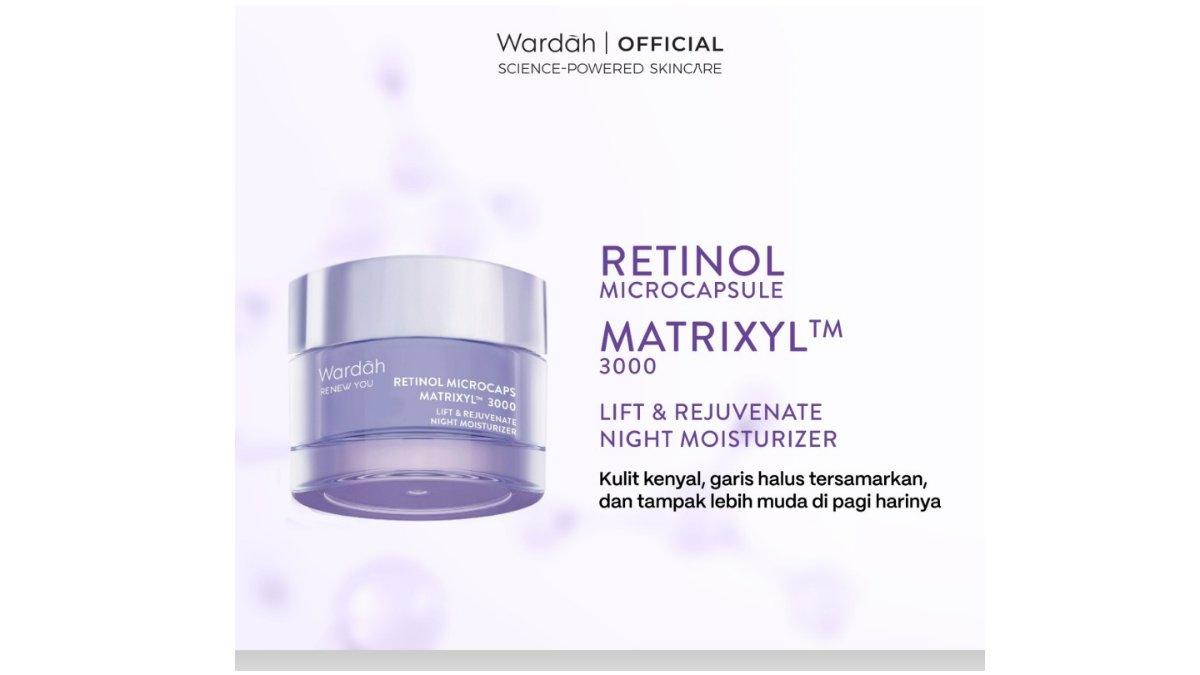 WARDAH Renew You Retinol Microcaps Matrixyl 3000 Lift & Rejuvenate Night Moisturizer