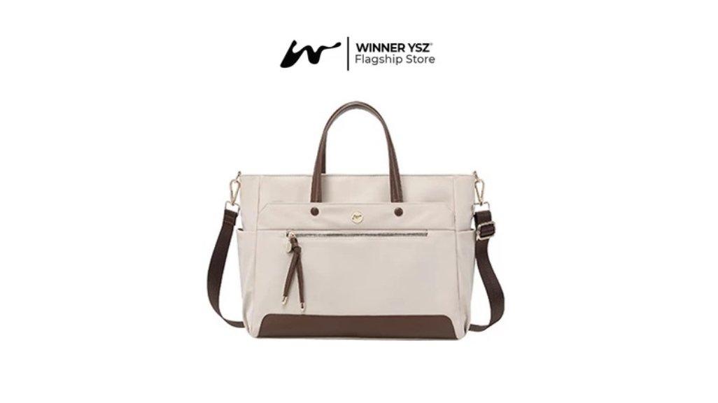 WINNER Tas Laptop 14 15 inch Bahu Selempang Premium Nilon Oxford Anti-Air