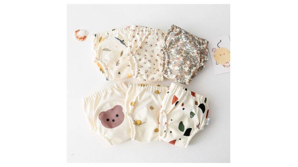 WONDER Popok Kain Bayi Celana 6 Layer Cuci Ulang (Training Pants) Clodi Diapers Waterproof