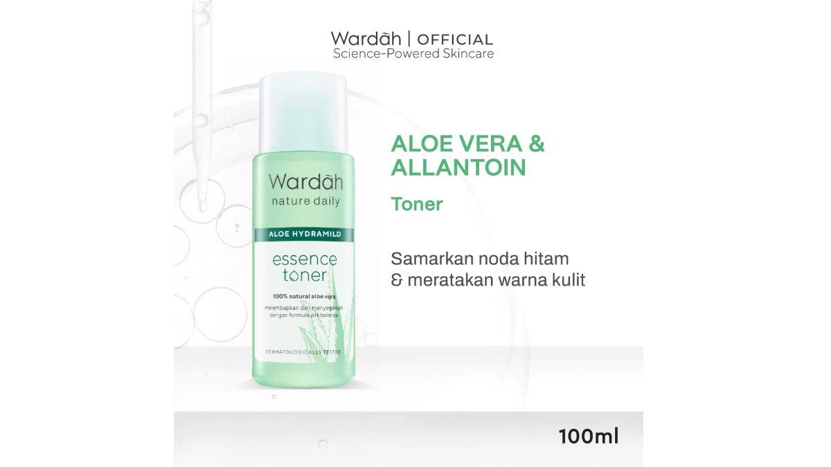 Wardah Aloe Vera + Witch Hazel & Allantoin Nature Daily Hydramild Essence Toner