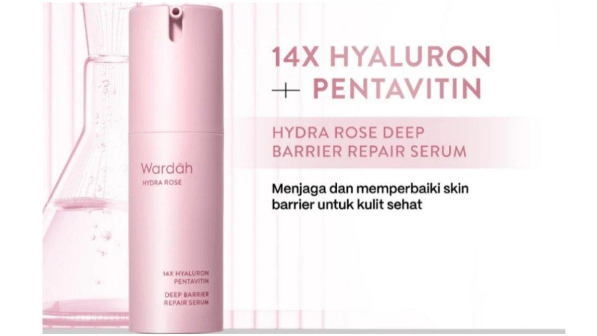 Wardah Hydra Rose 14X Hyaluronic Pentavitin Deep Barrier Repair Serum