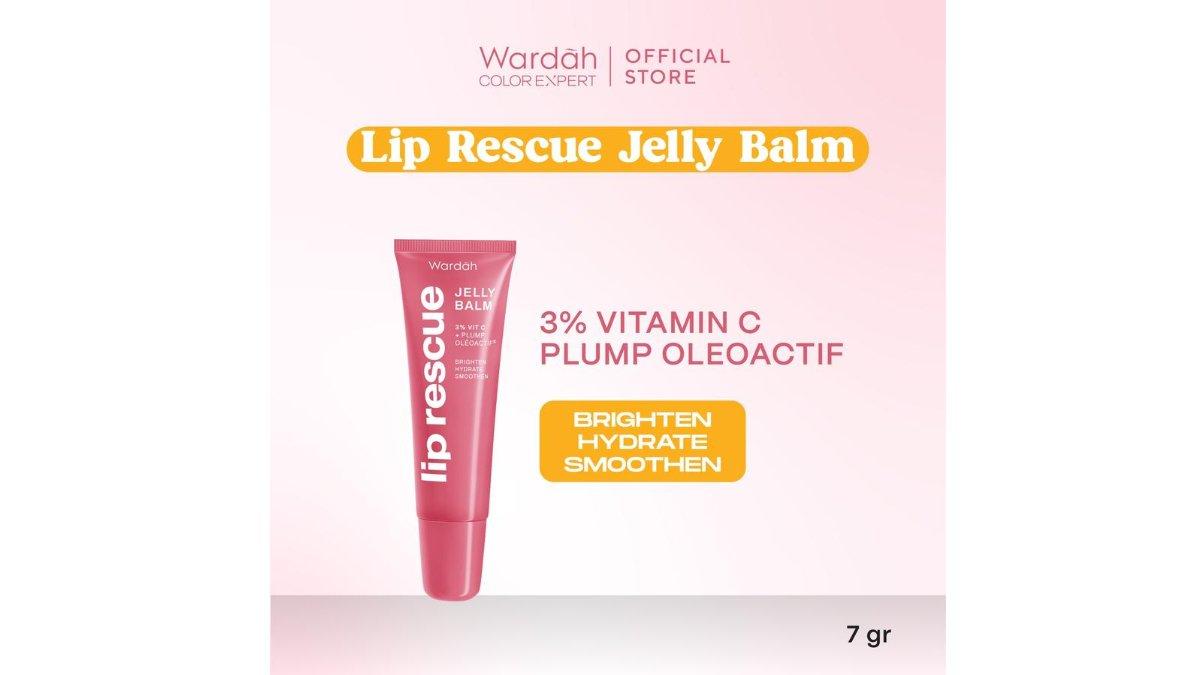 Wardah Lip Rescue Jelly Balm Dusty Rose