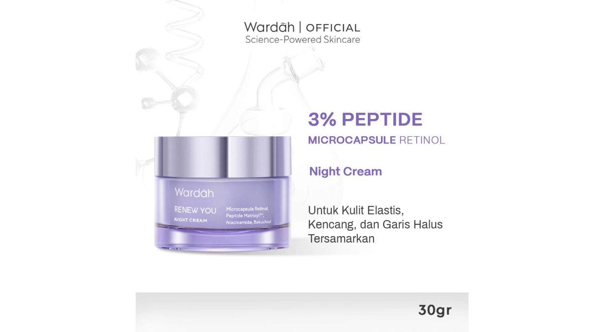 Wardah Retinol + Peptide Matrixyl + Niacinamide Renew You Night Cream
