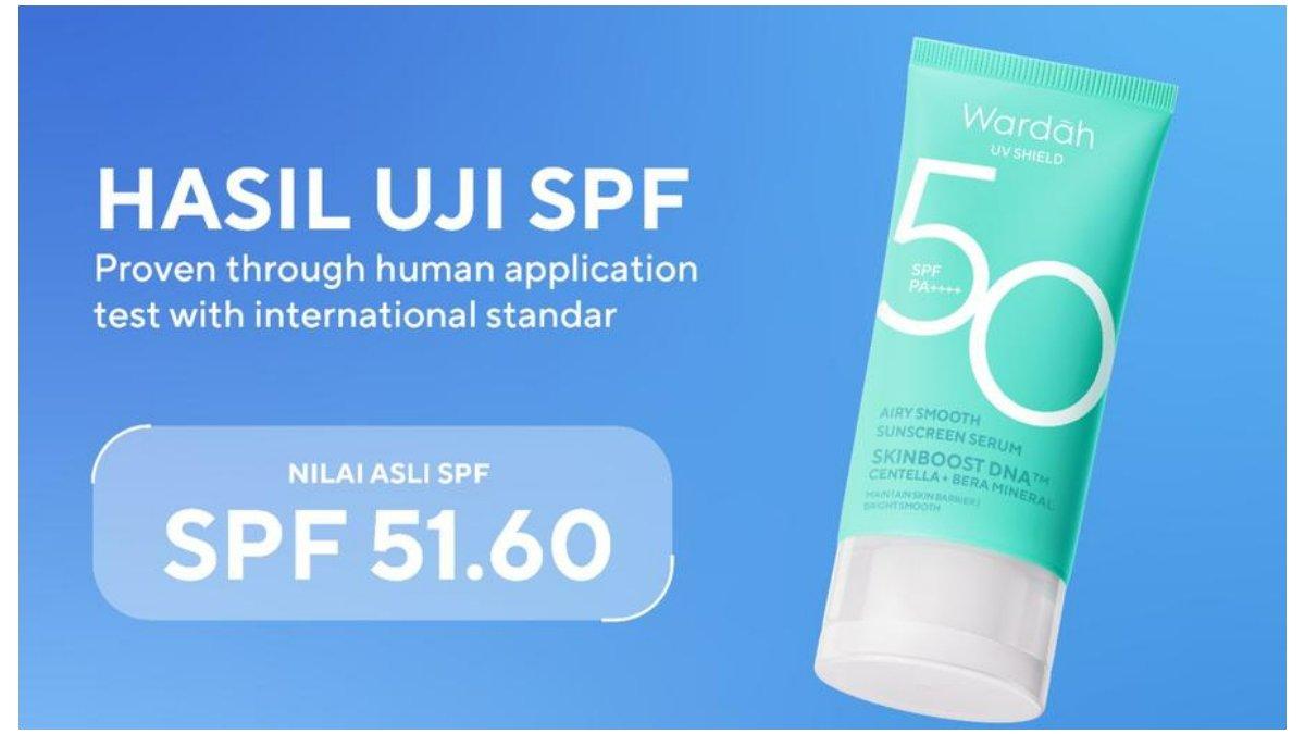 Wardah UV Shield Airy Smooth Sunscreen Serum SPF 50 PA++++