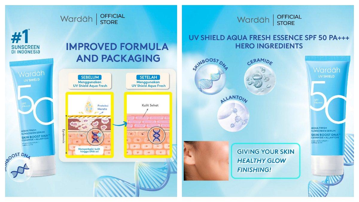 Wardah UV Shield Aqua Fresh Sunscreen Serum SPF 50 PA++++
