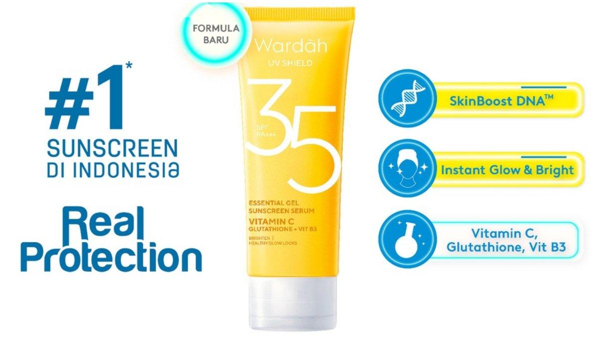 Wardah UV Shield Essential Sunscreen Gel SPF 35 PA +++