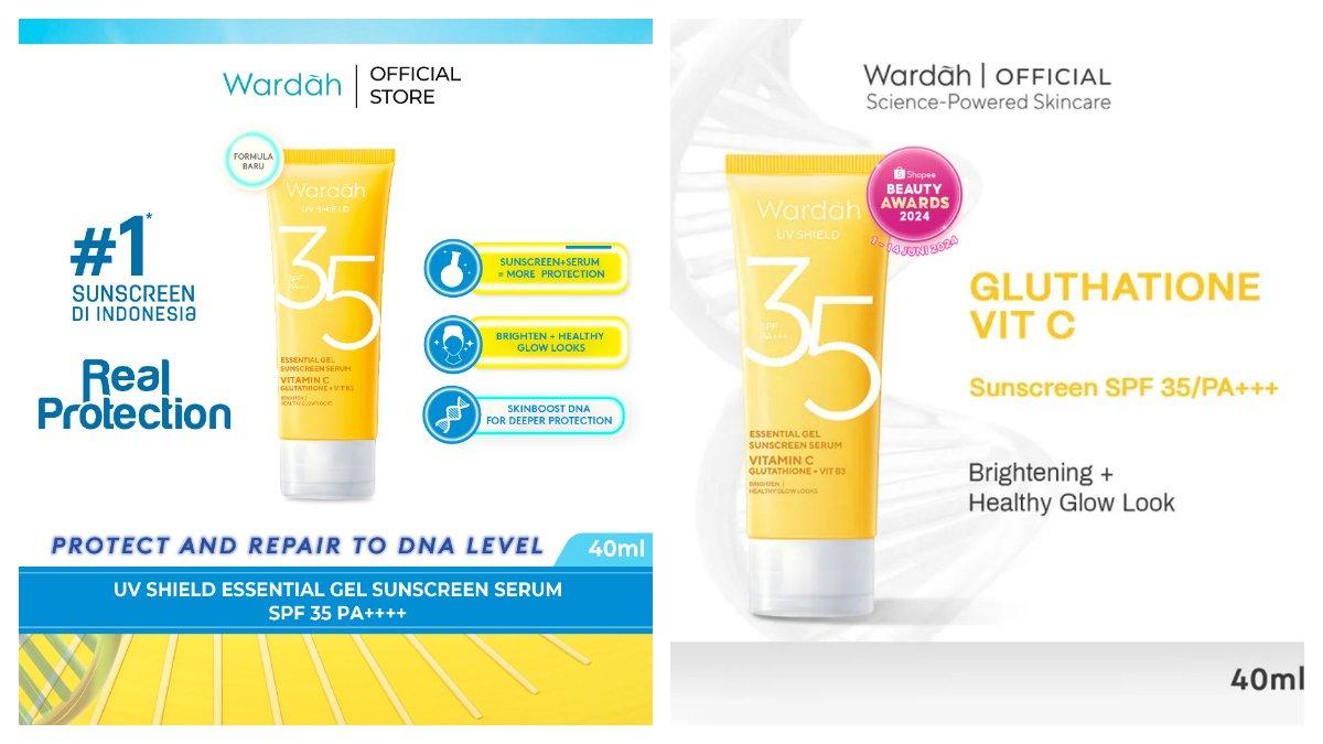 Wardah UV Shield Essential Sunscreen Gel SPF 35 PA +++ 40 ml Sunscreen