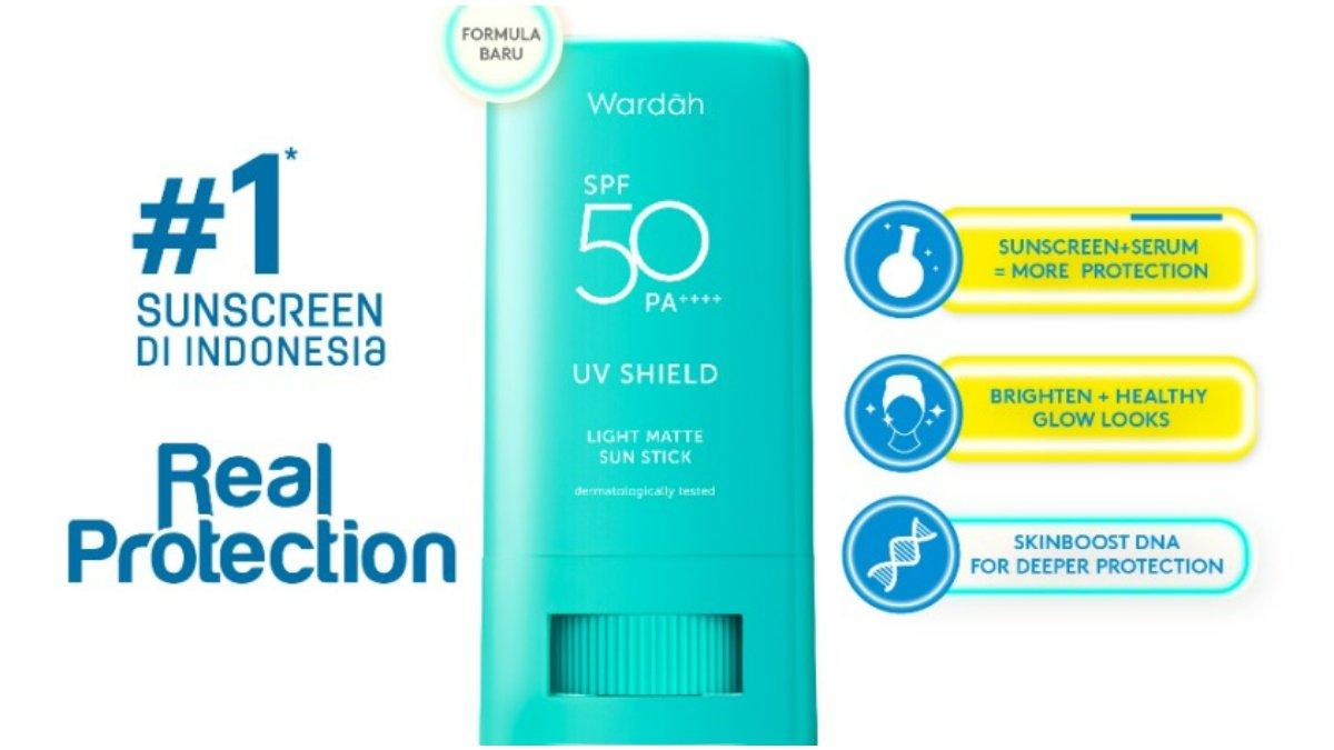 Wardah UV Shield Light Matte Sun Stick SPF 50 PA +++