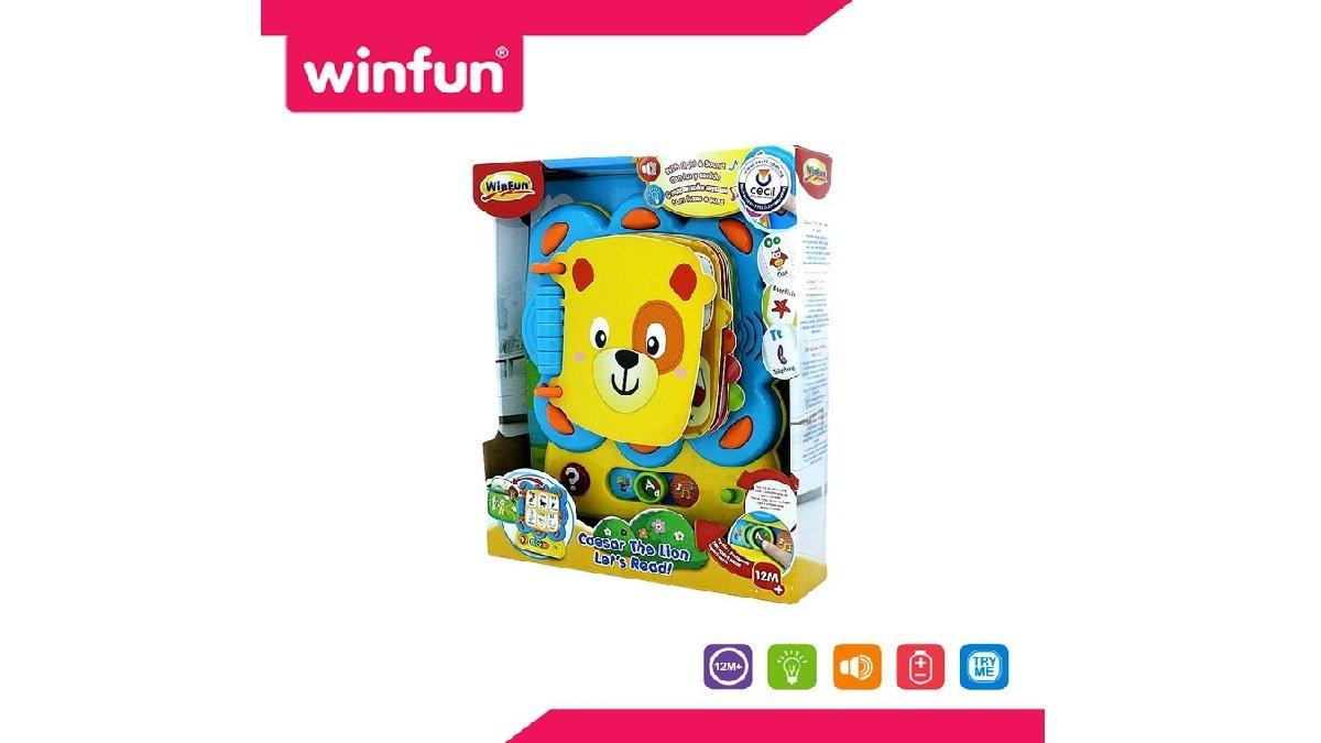 Caesar The Lion Let's Read W009209 Mainan Edukasi Anak Bayi