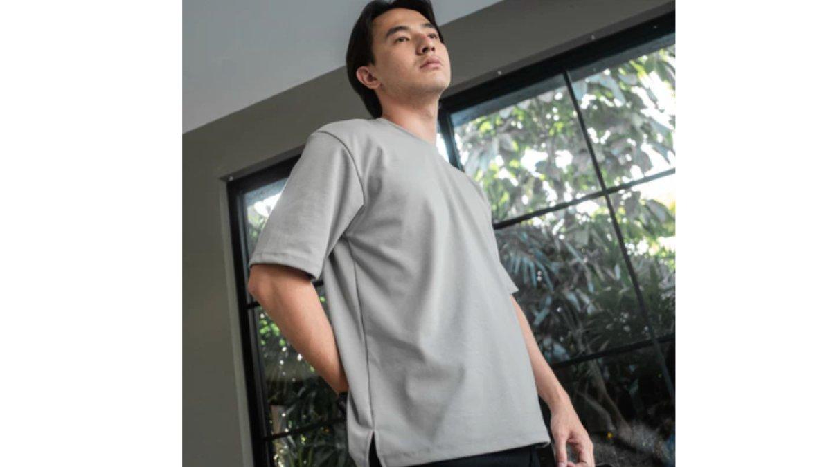 BAPIN Kaos Polos Pria Oversize Ceillo Sage Green - T Shirt Pria Lengan Pendek