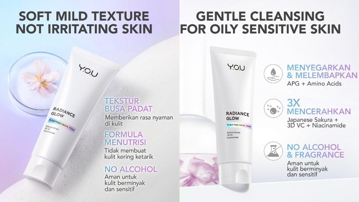 YOU Radiance Glow Purifying Facial Foam 100 ml.