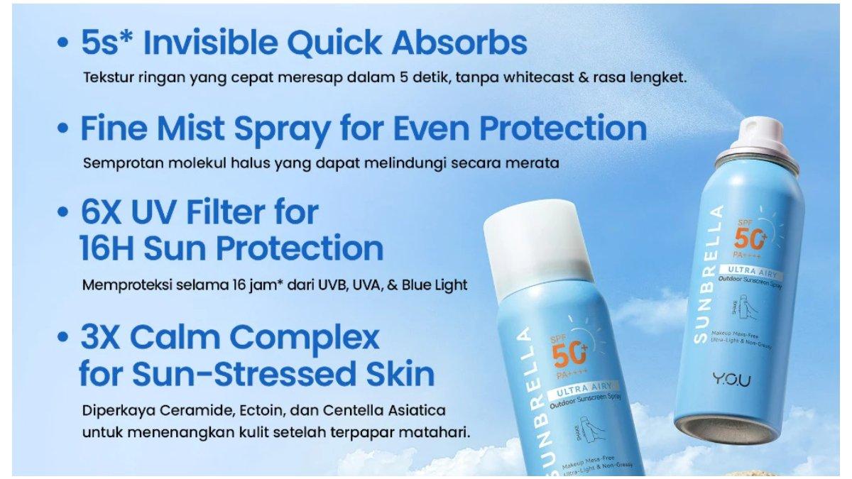 YOU Sunbrella Ultra Airy Outdoor Sunscreen Spray