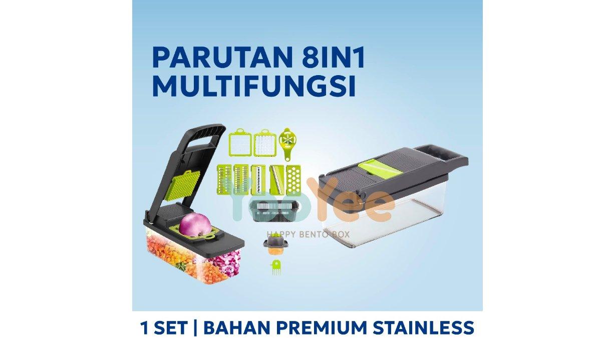 Yooyee Parutan Serbaguna Sayur dan Buah Multifungsi 8 in 1