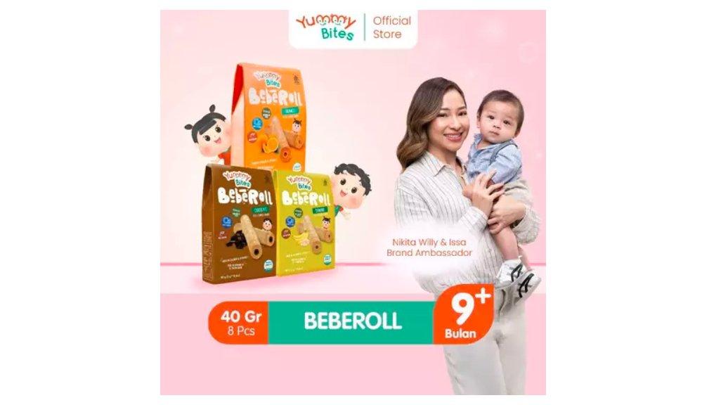Yummy Bites Beberoll 40 gr Snack Baby/ Cemilan Bayi