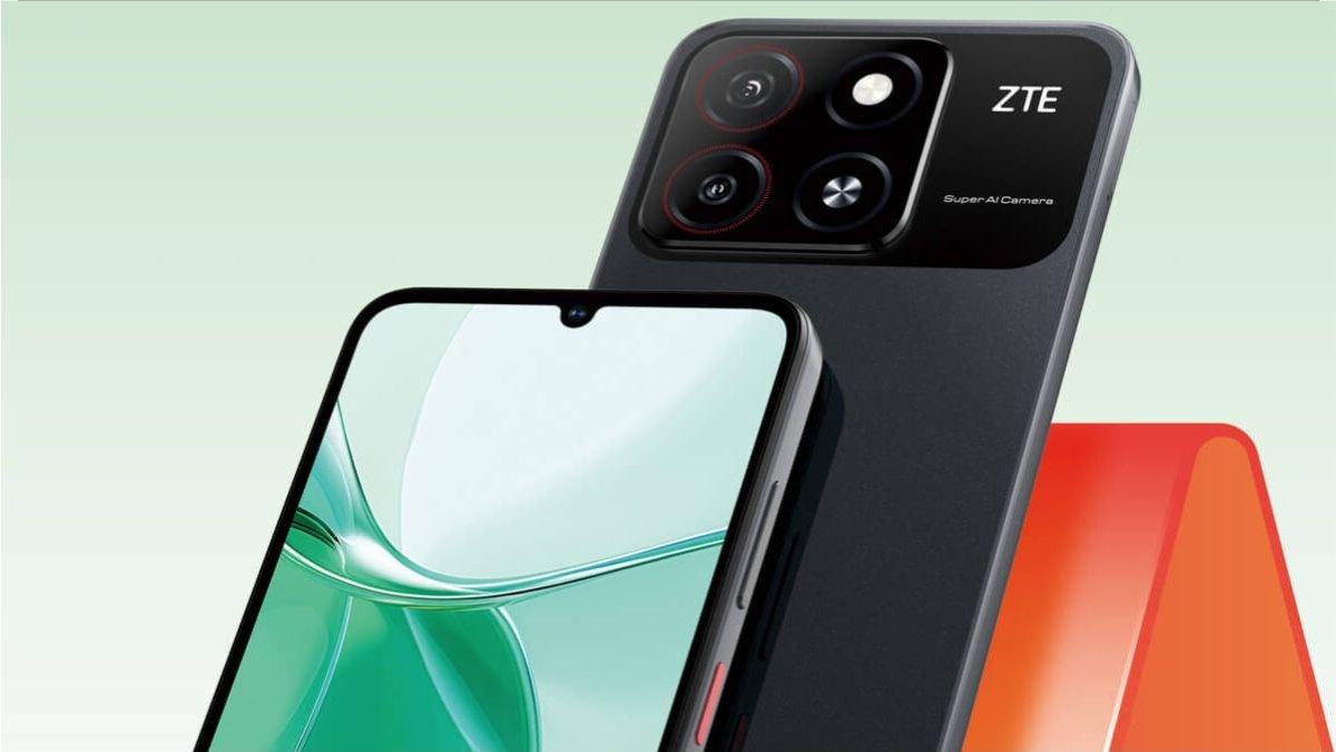 Ilustrasi kamera depan dan belakang ZTE Blade A35