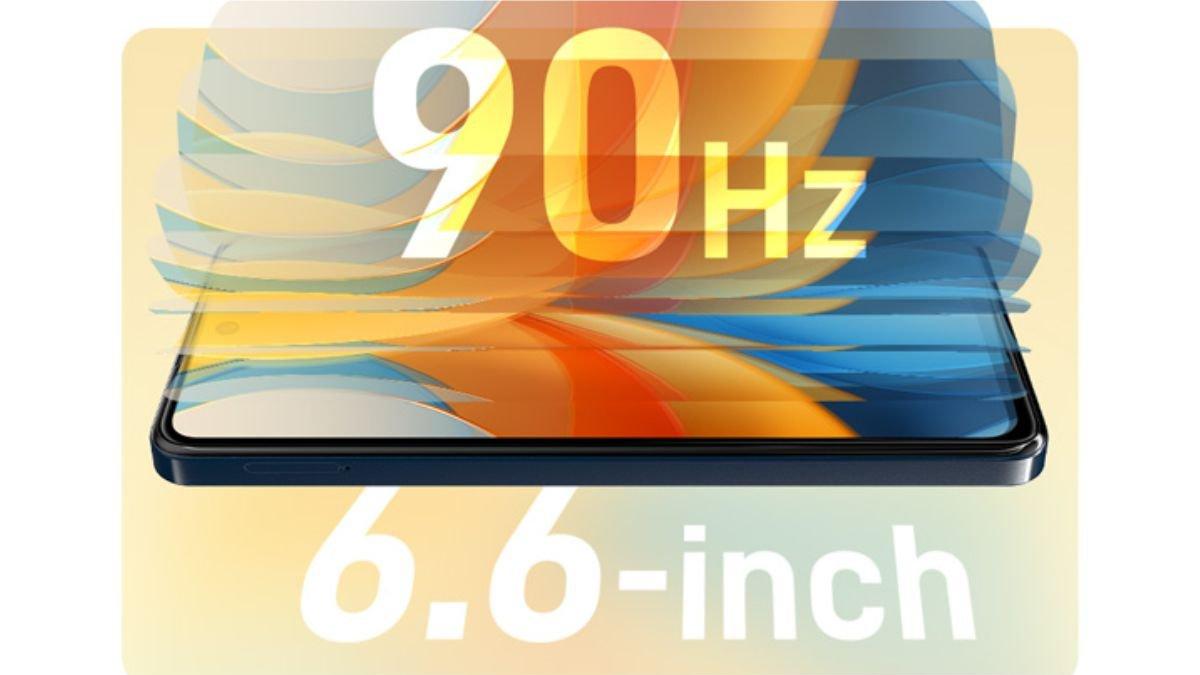 Ilustrasi layar 90 Hz ZTE nubia V60 Design