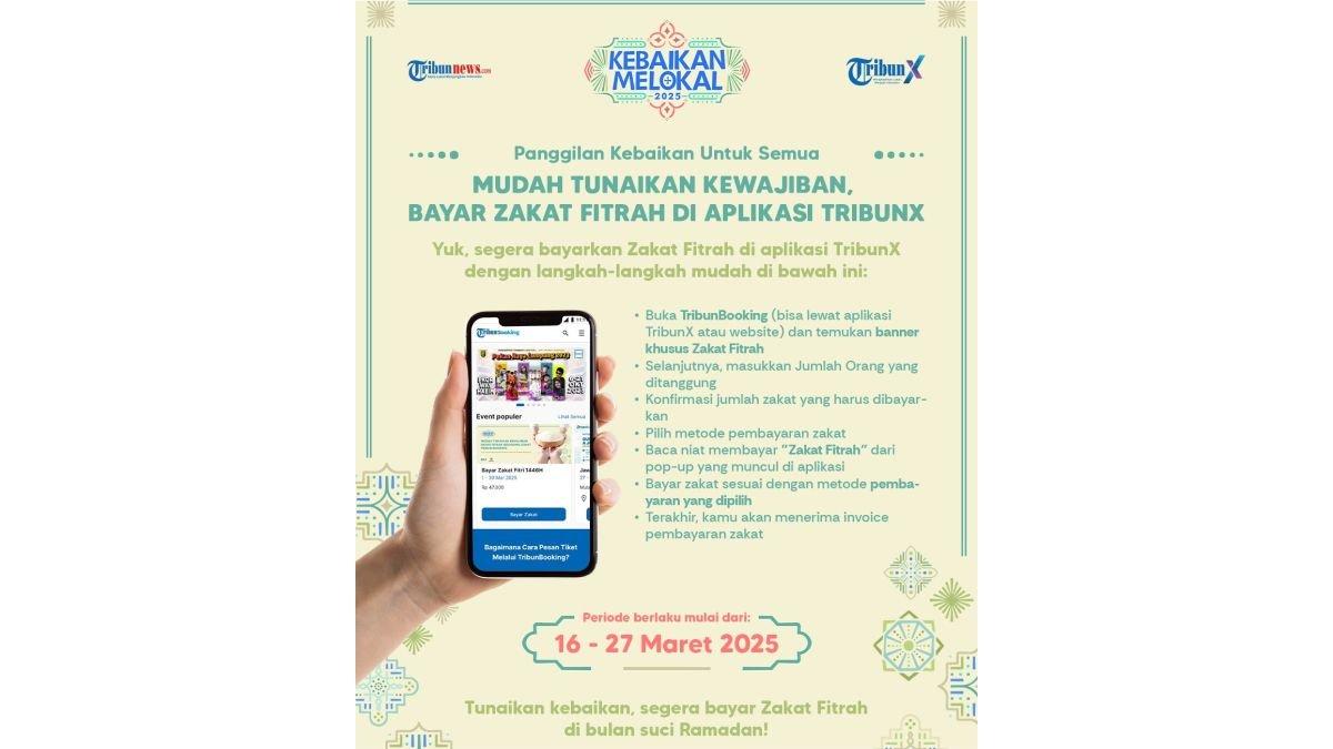 Ilustrasi zakat fitrah di TribunX