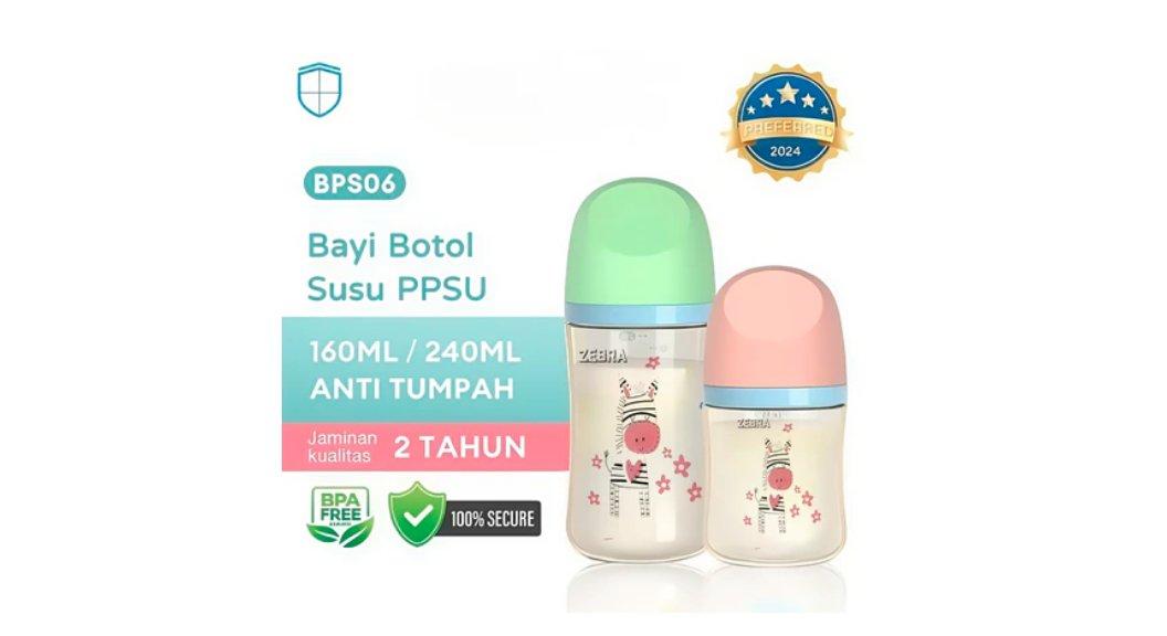 Zebra Dot Bayi Botol Susu PPSU 160ml 240ml Botol Minum Bayi BPA Free