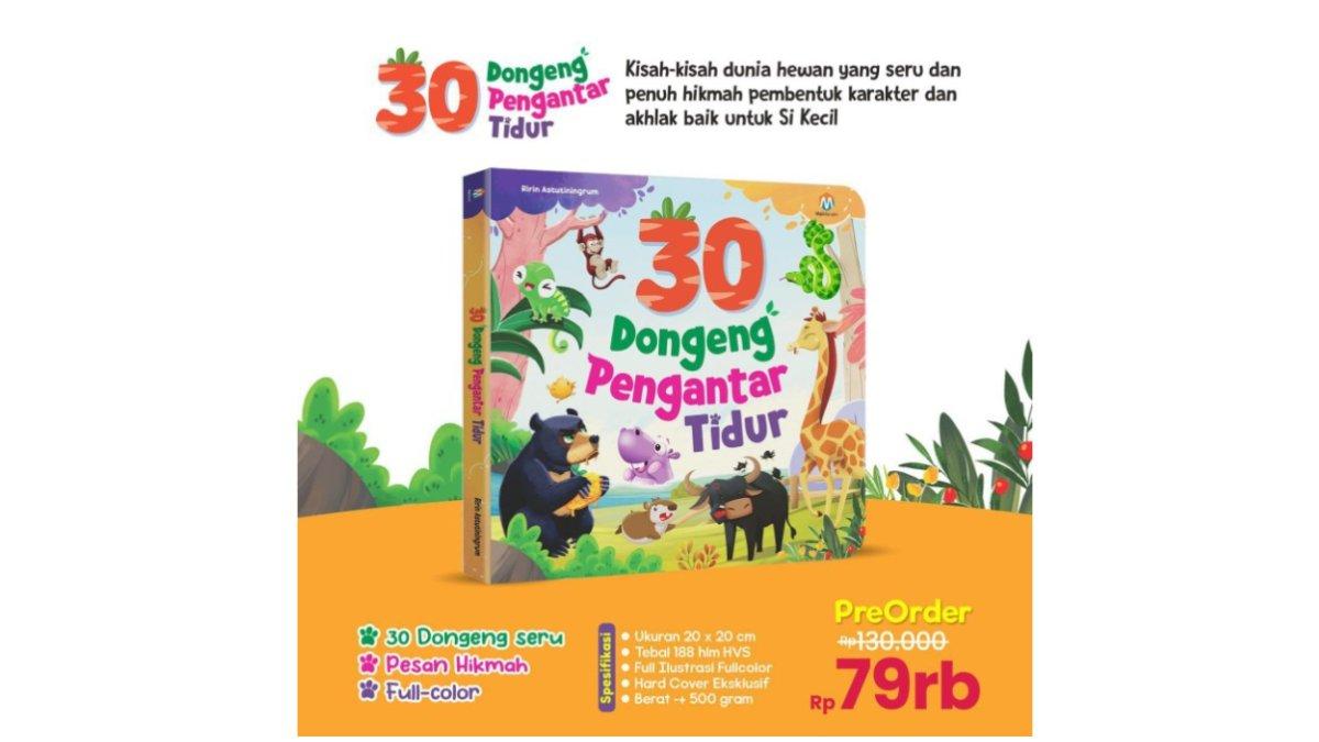 Ziyadbooks - Buku Cerita Hewan 30 Dongeng Pengantar Tidur