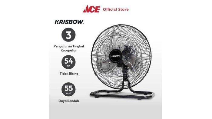 ACE KRISBOW 16 inci Kipas Angin Industrial 2 In 1 55 Watt