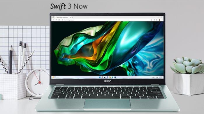 Ilustrasi laptop Acer salah satu merk laptop terkenal
