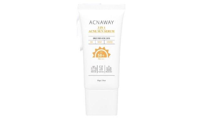 ACNAWAY 3 in 1 Acne Sun Serum Sunscreen 50 gram.