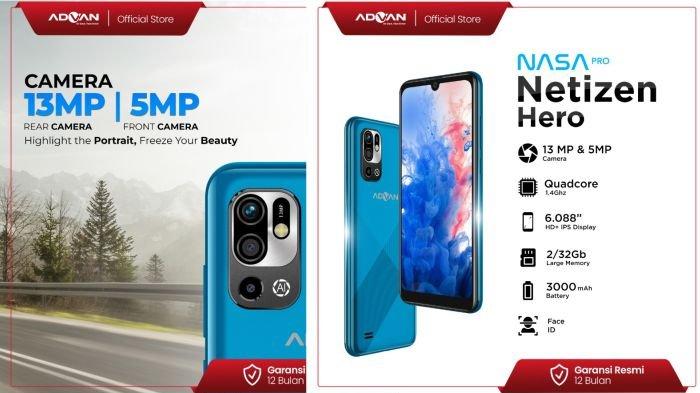 Kamera dan spesifikasi ADVAN NASA Pro