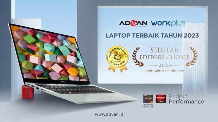 ADVAN Workplus mendapatkan penghargaan sebagai laptop terbaik di 2023