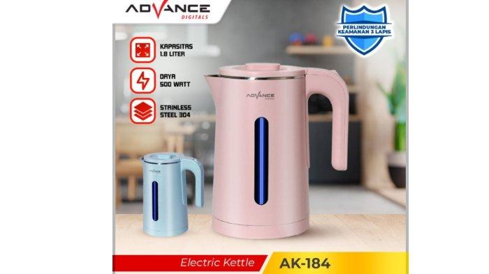 ADVANCE AK184 Teko Listrik 1.8 Liter Stainless Steel