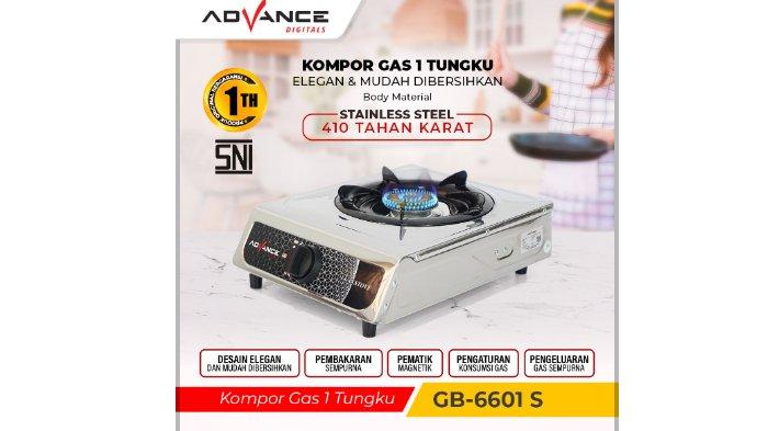 ADVANCE Kompor Gas Advance 1 Tungku GB6601S