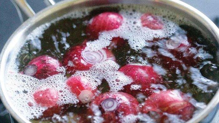 Air rebusan bawang merah