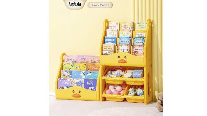 Angola Rak Buku Anak Model Bebek 4 Tingkat C01/C02 